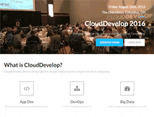 Tablet Screenshot of clouddevelop.org